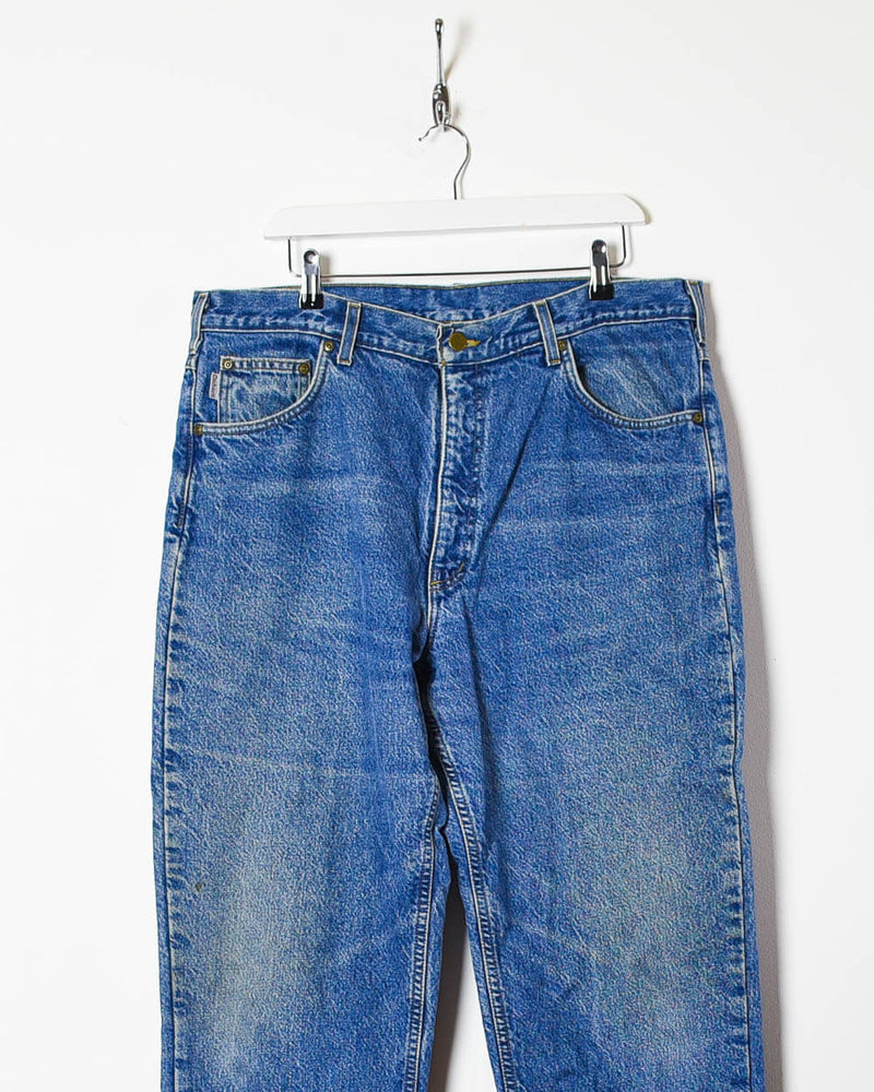 affældige håndled morfin Vintage 90s Blue Carhartt Lined Jeans - W38 L30 Cotton– Domno Vintage