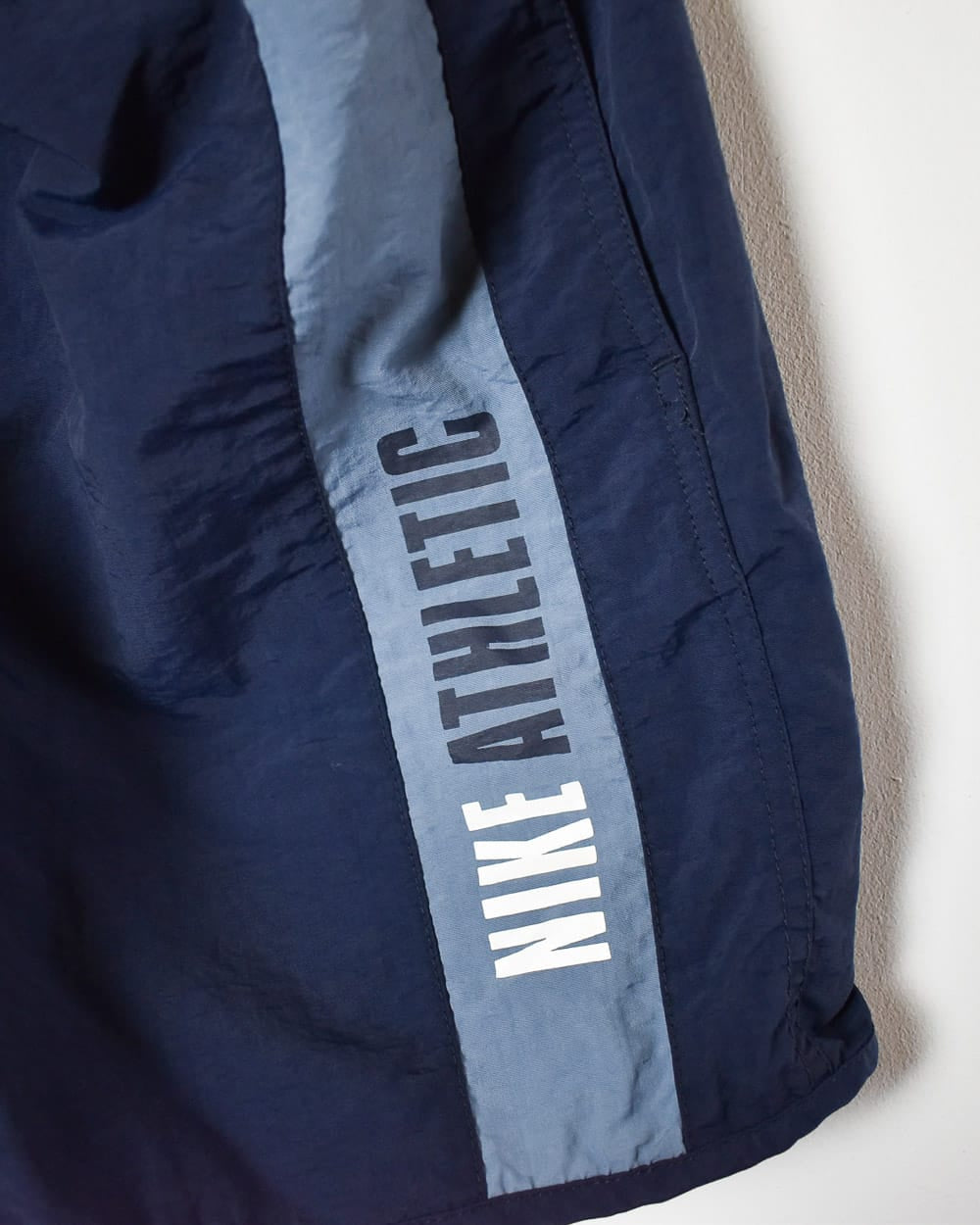 Navy Nike Athletic Mesh Shorts - Large