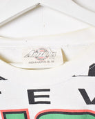 White Steve Kinser Racing Single Stitch T-Shirt - Large