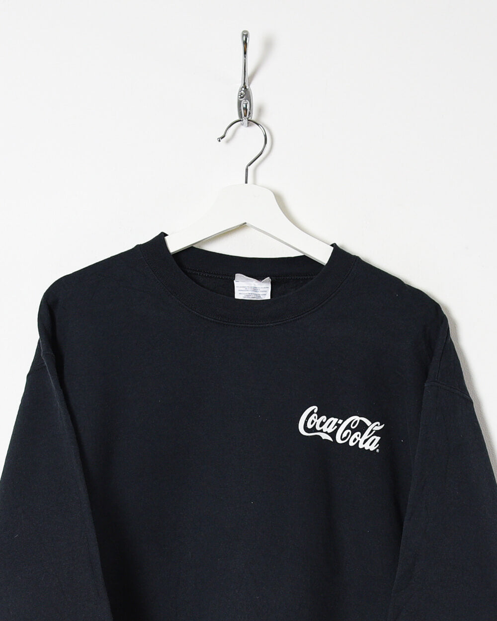 Black C Port and Company Coca Cola Sweatshirt - Medium