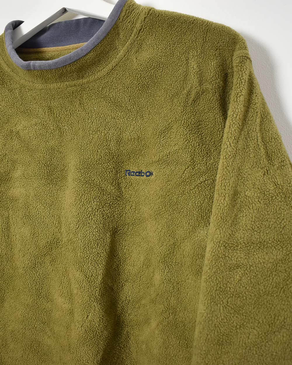 Khaki Reebok Pullover Fleece - Medium