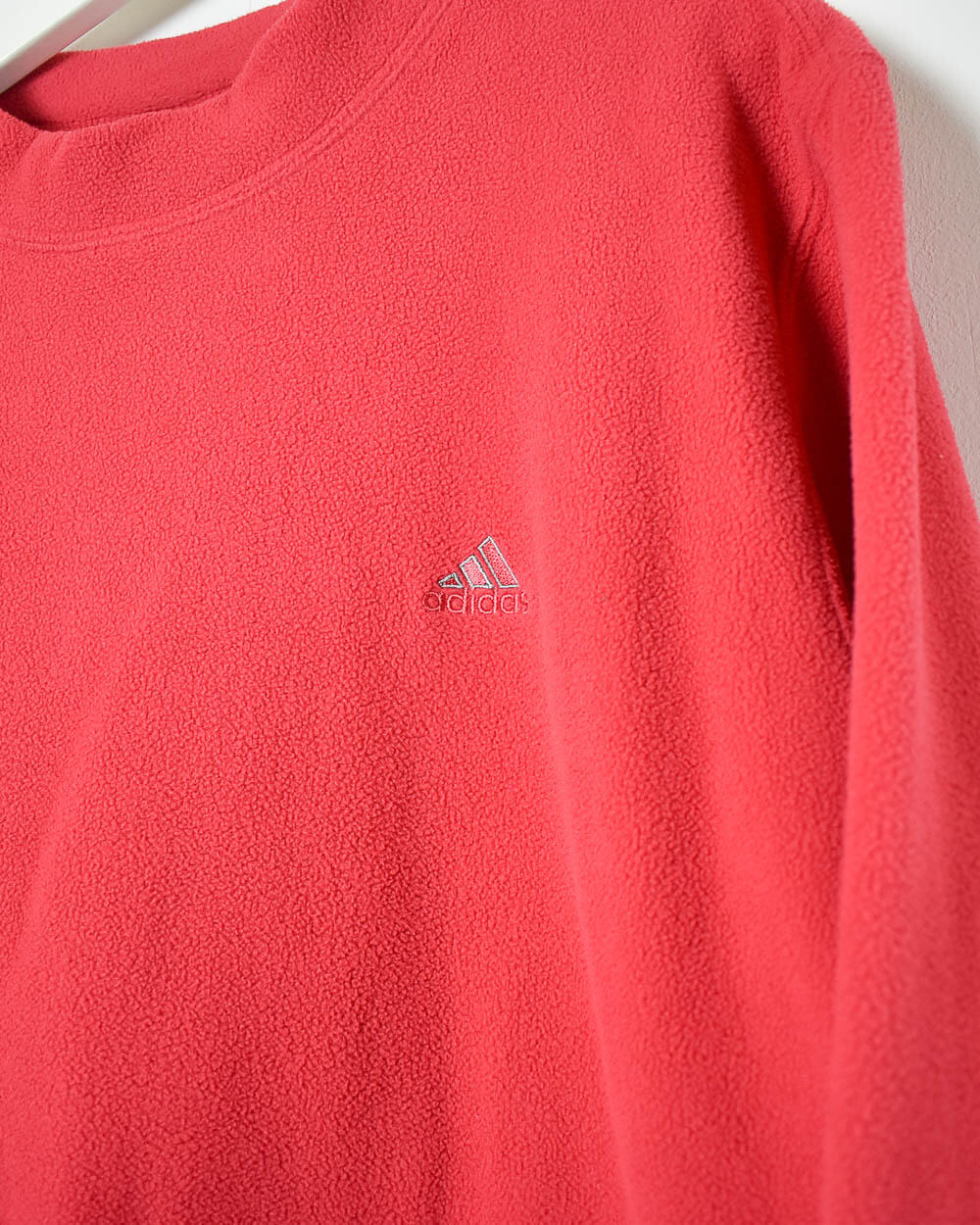 Red Adidas Pullover Fleece - Medium