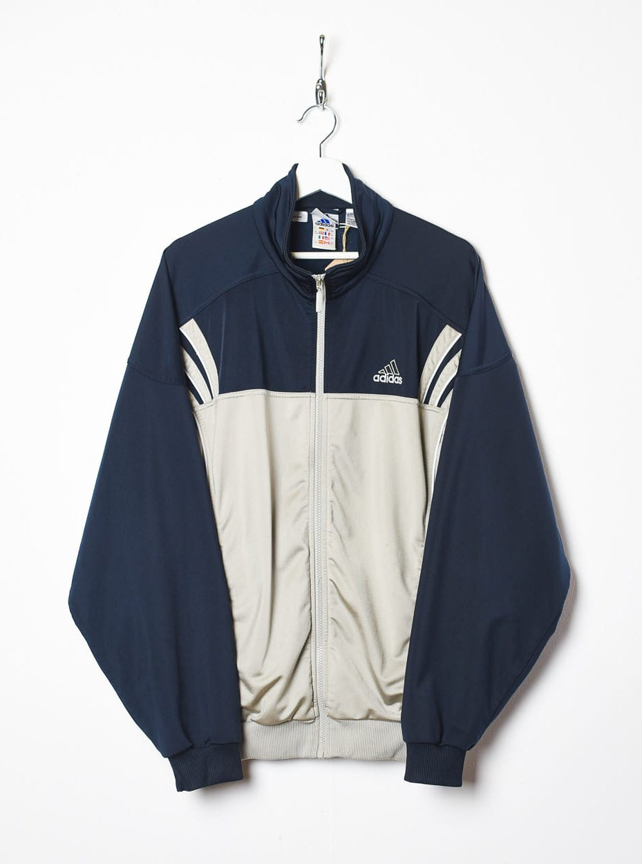 Neutral Adidas Tracksuit Top - Large
