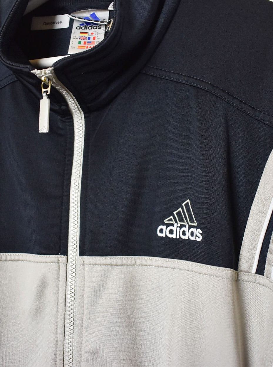 Neutral Adidas Tracksuit Top - Large