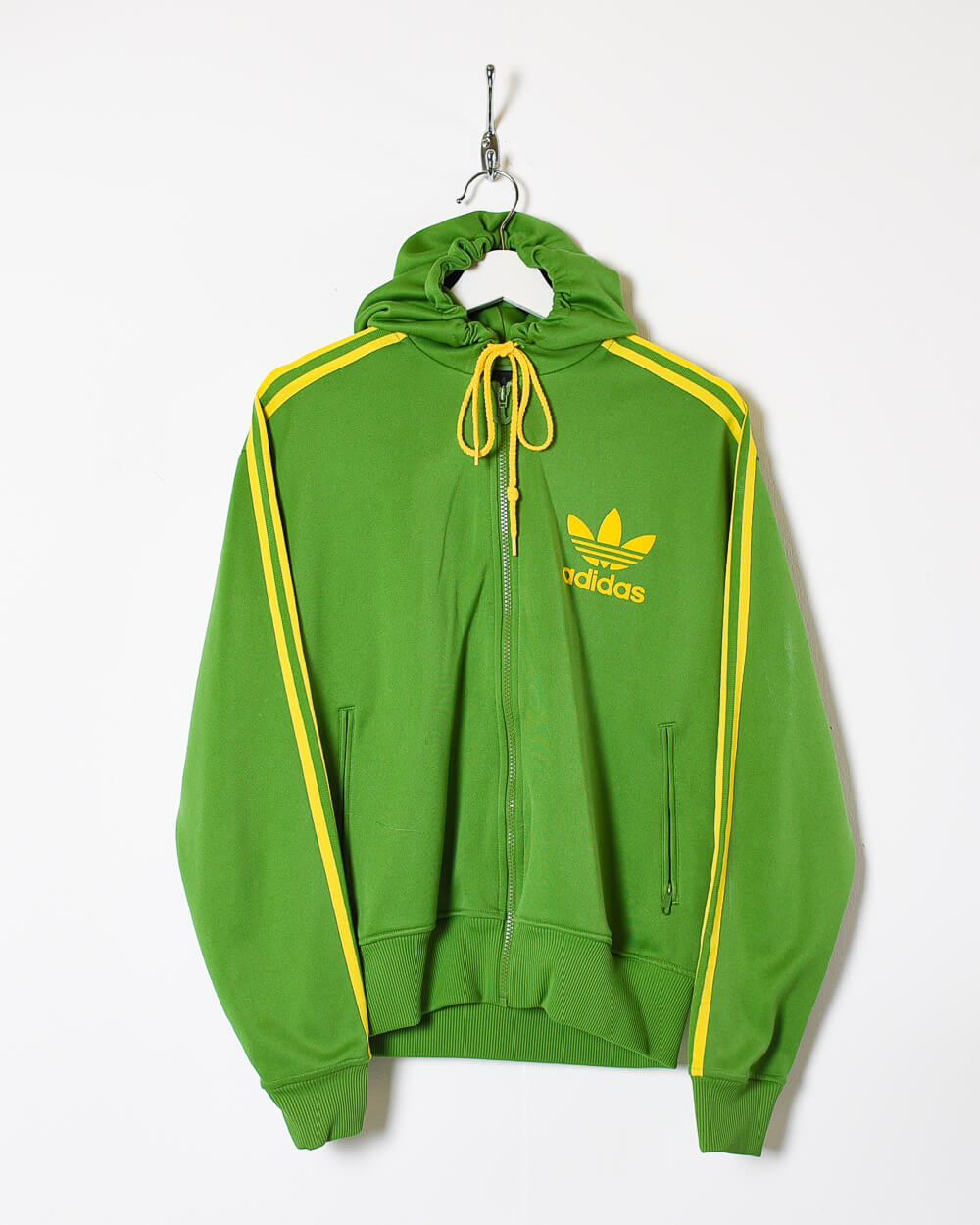 Green Adidas Tracksuit Top - Small