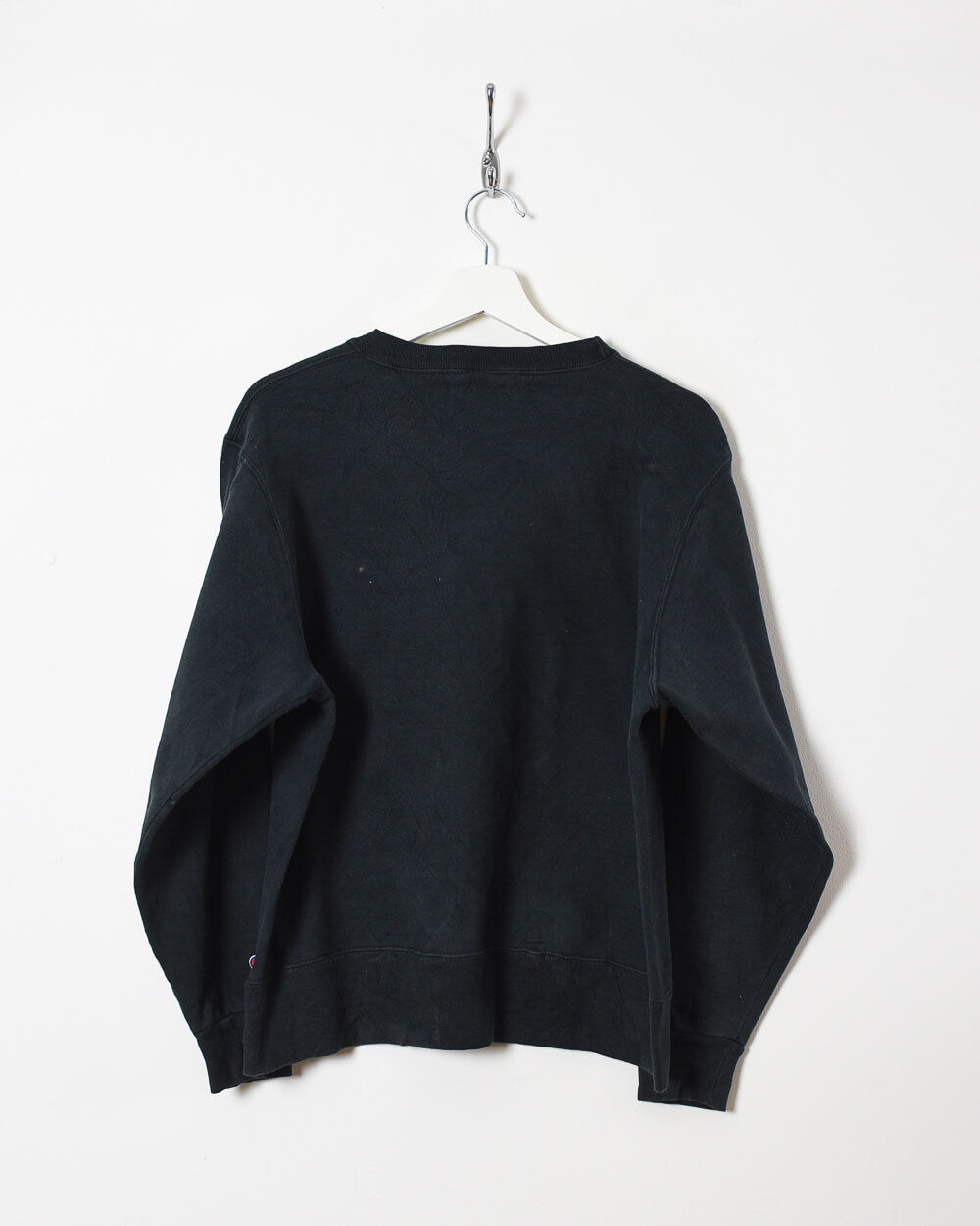 Black Champion Reverse Weave Sweatshirt - Small