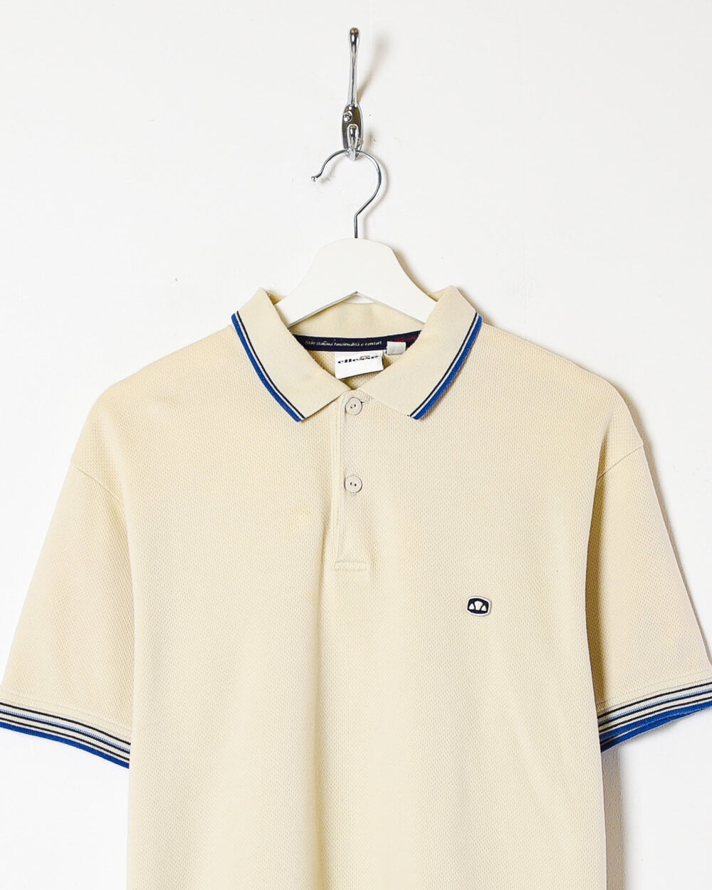 Neutral Ellesse Polo Shirt - Medium