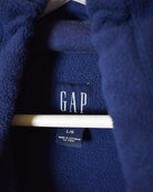 Navy Gap Hooded Fleece - Large
