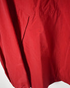 Red Nautica 1/4 Zip Windbreaker Jacket - Medium