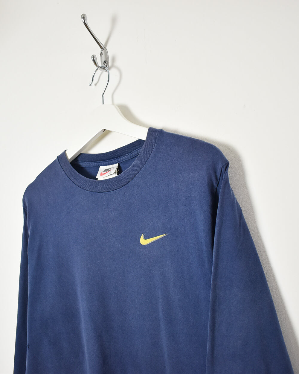 Navy Nike Team Long Sleeved T-Shirt - Medium