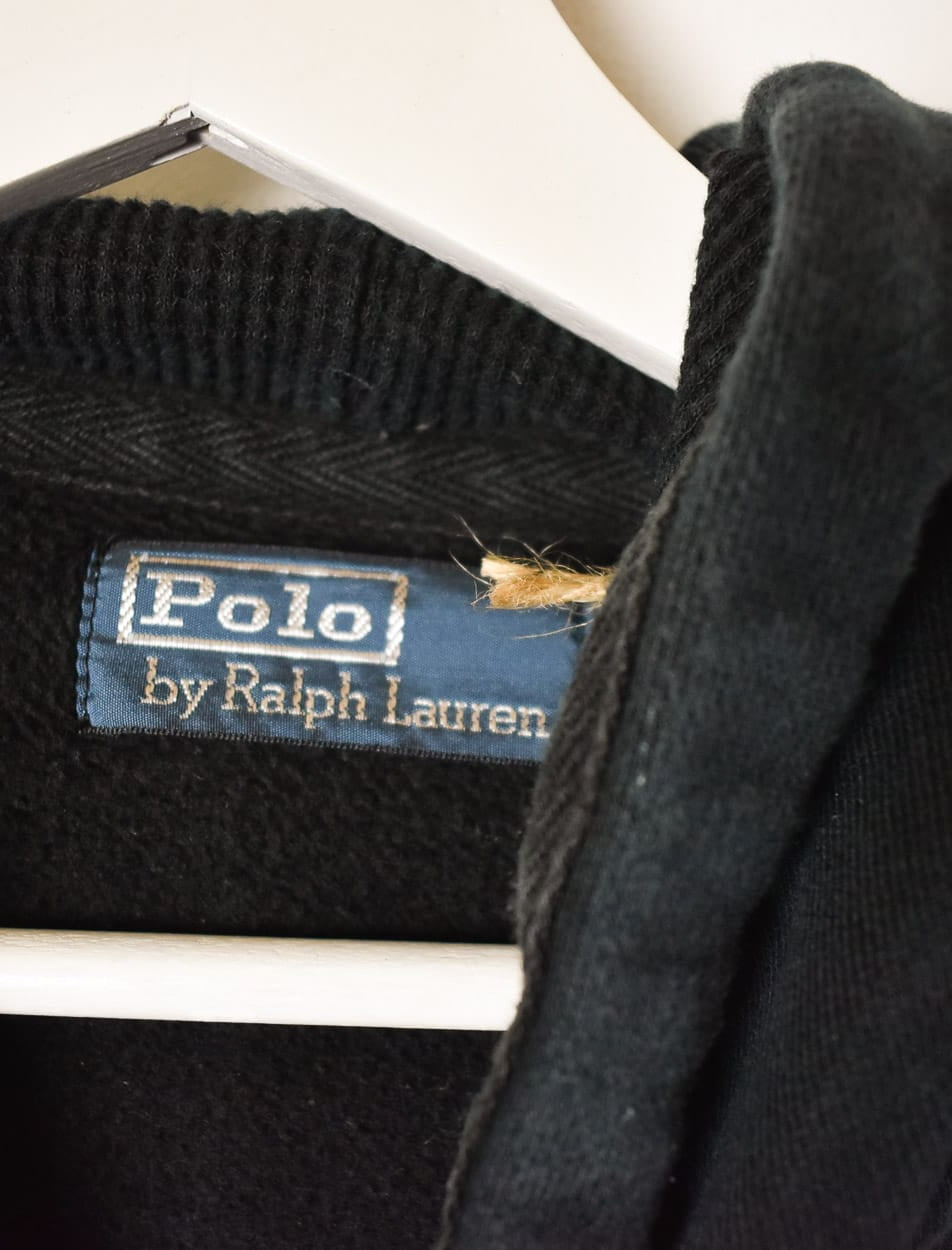 Black Polo Ralph Lauren Zip-Through Hoodie - XX-Large