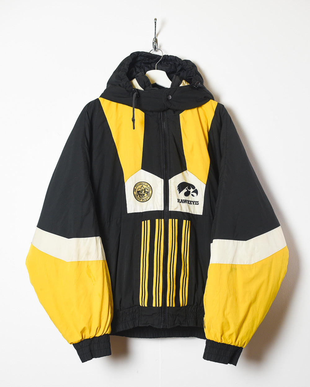 Iowa Hawkeyes Black Vintage Varsity Jacket