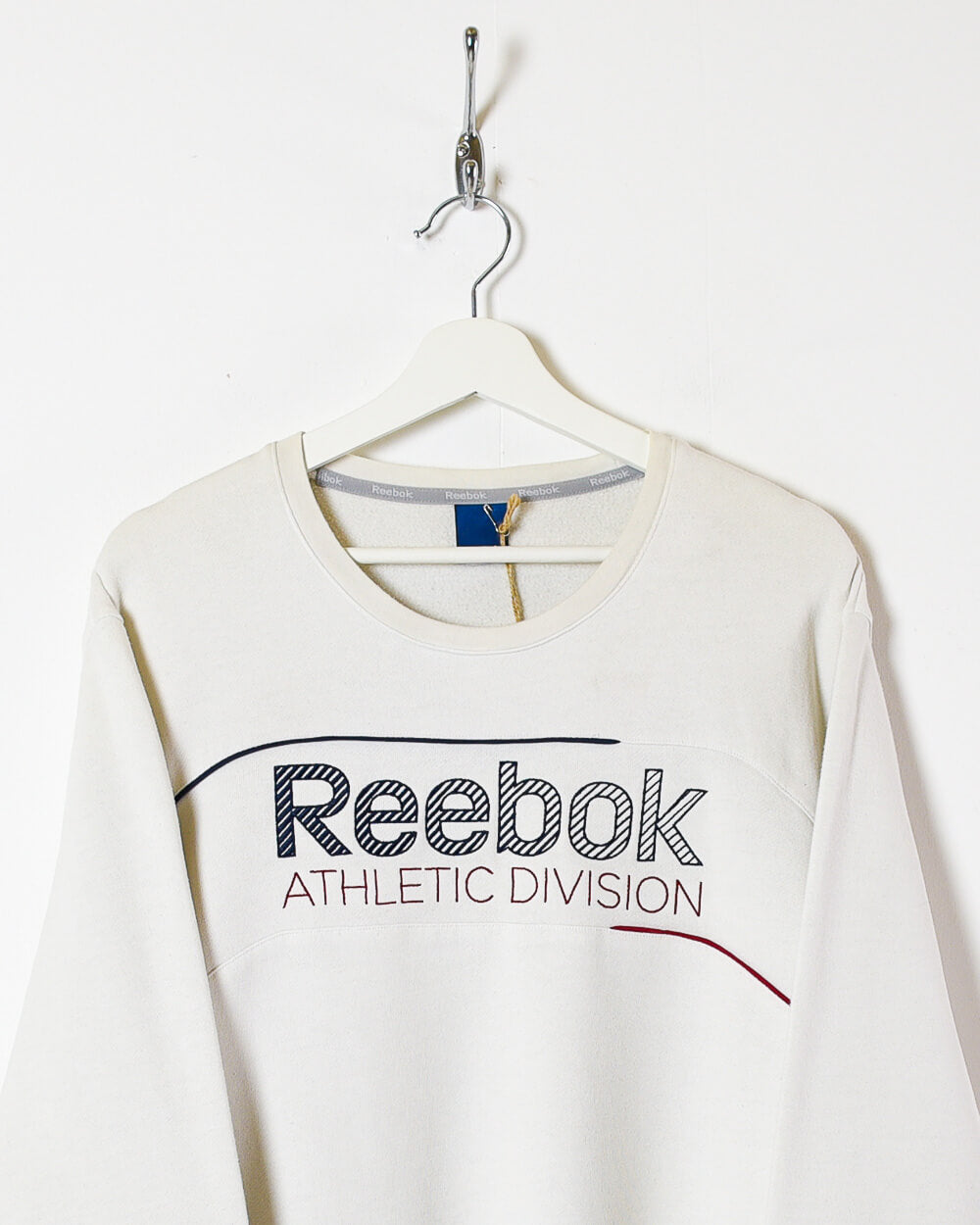 White Reebok Athletic Division Sweatshirt - Large