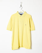Yellow Tommy Hilfiger Polo Shirt - X-Large