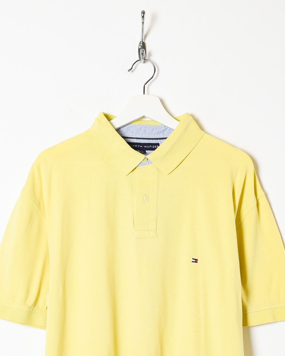 Yellow Tommy Hilfiger Polo Shirt - X-Large