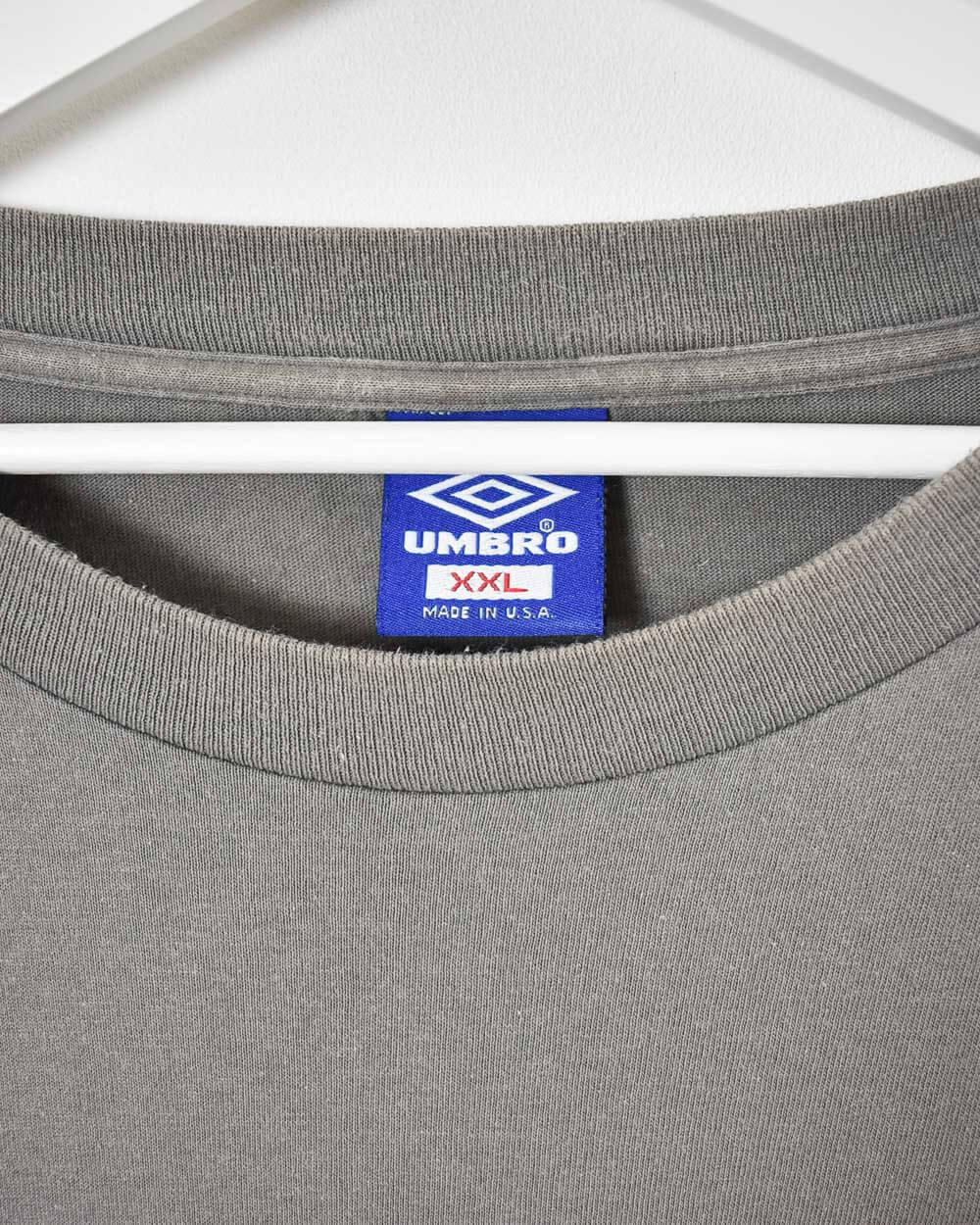 Grey Umbro Soccer Authentic Since 1924 T-Shirt - XX-Large