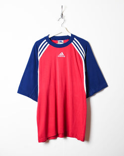 Red Adidas T-Shirt - X-Large