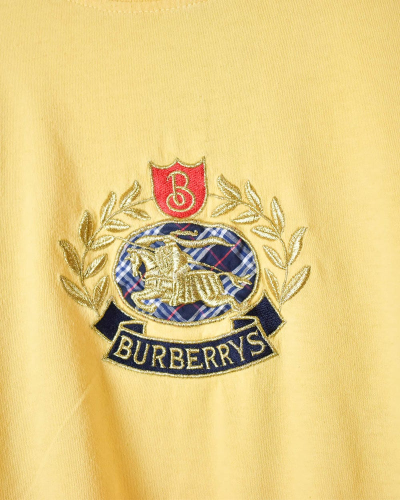 Yellow Burberrys T-Shirt - Small