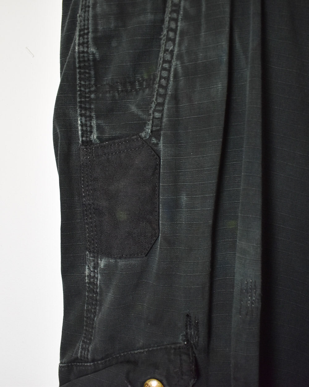 Black Carhartt Double Knee Carpenter Cargo Jeans - W40 L30