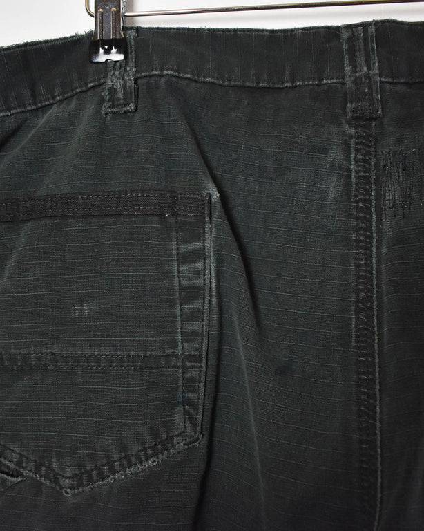 Black Carhartt Double Knee Carpenter Cargo Jeans - W40 L30