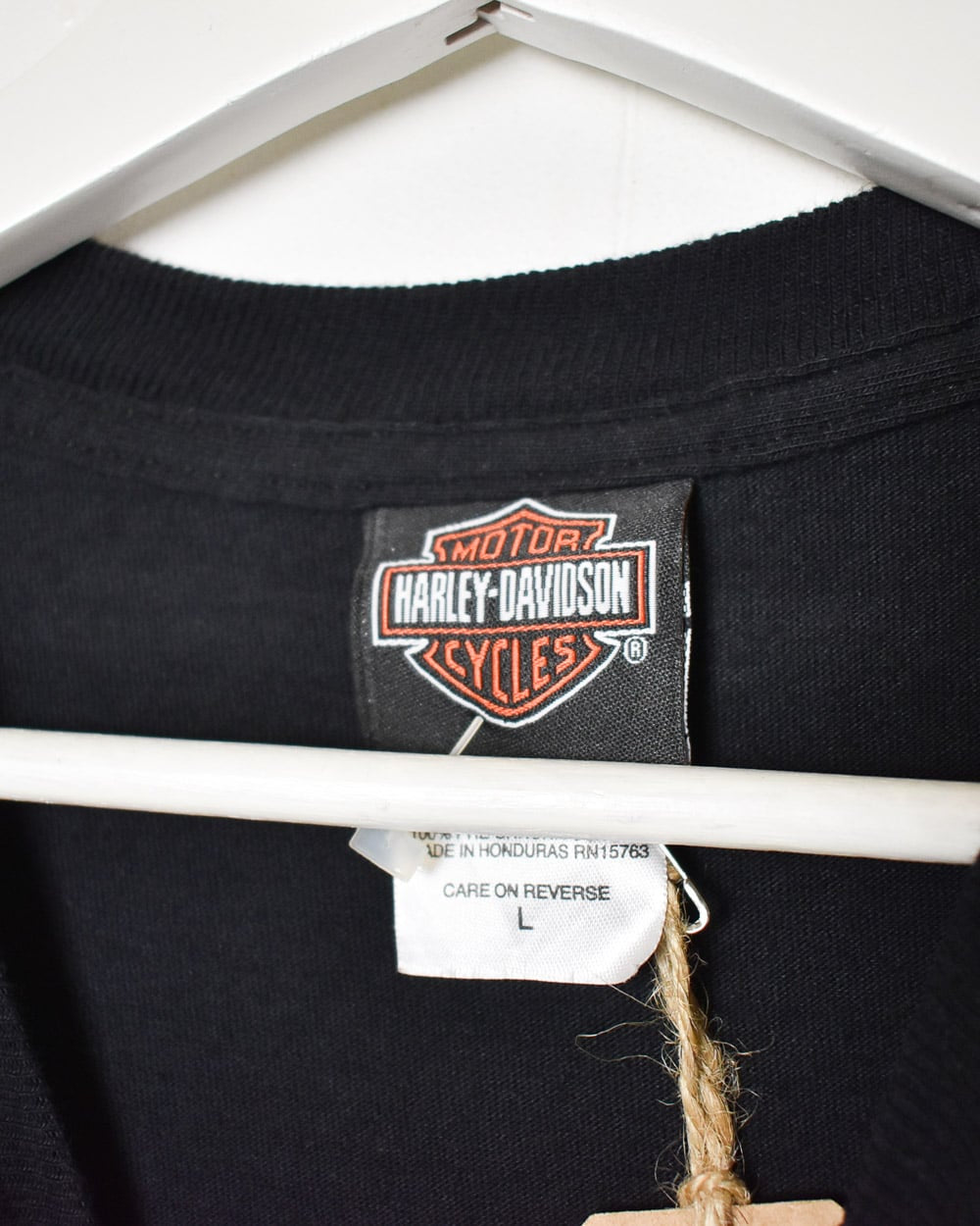 Black Harley Davidson Motorcycles T-Shirt - Large