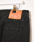 Black Levi's 501 Jeans - W34 L32