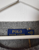 Stone Polo Ralph Lauren Knitted Sweatshirt - Small