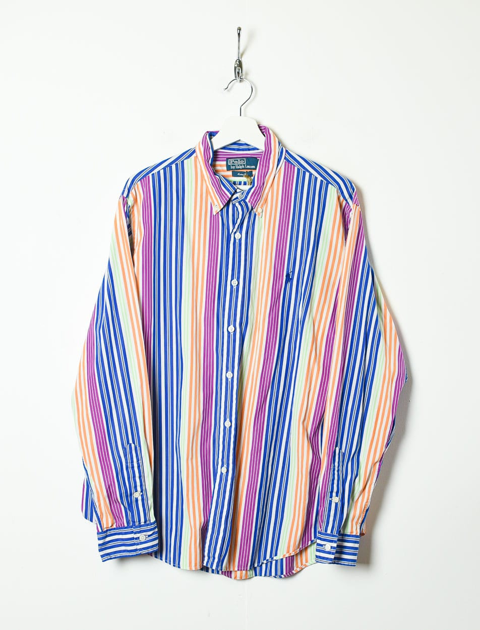Multi Polo Ralph Lauren Striped Shirt - X-Large