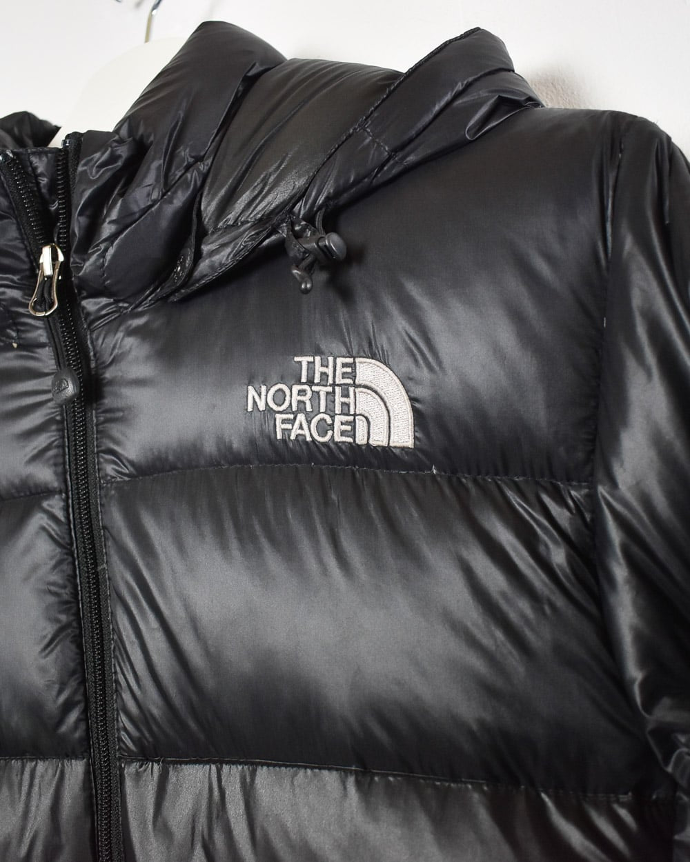 Black The North Face Hooded Nuptse 700 Down Puffer Jacket - Medium women's