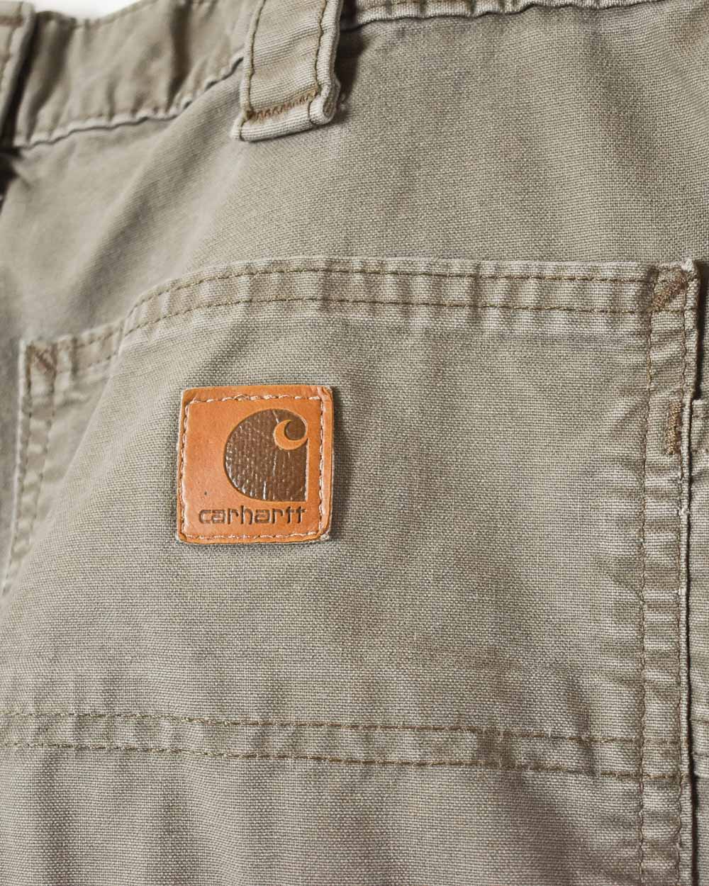Khaki Carhartt Carpenter Jeans - W32 L32