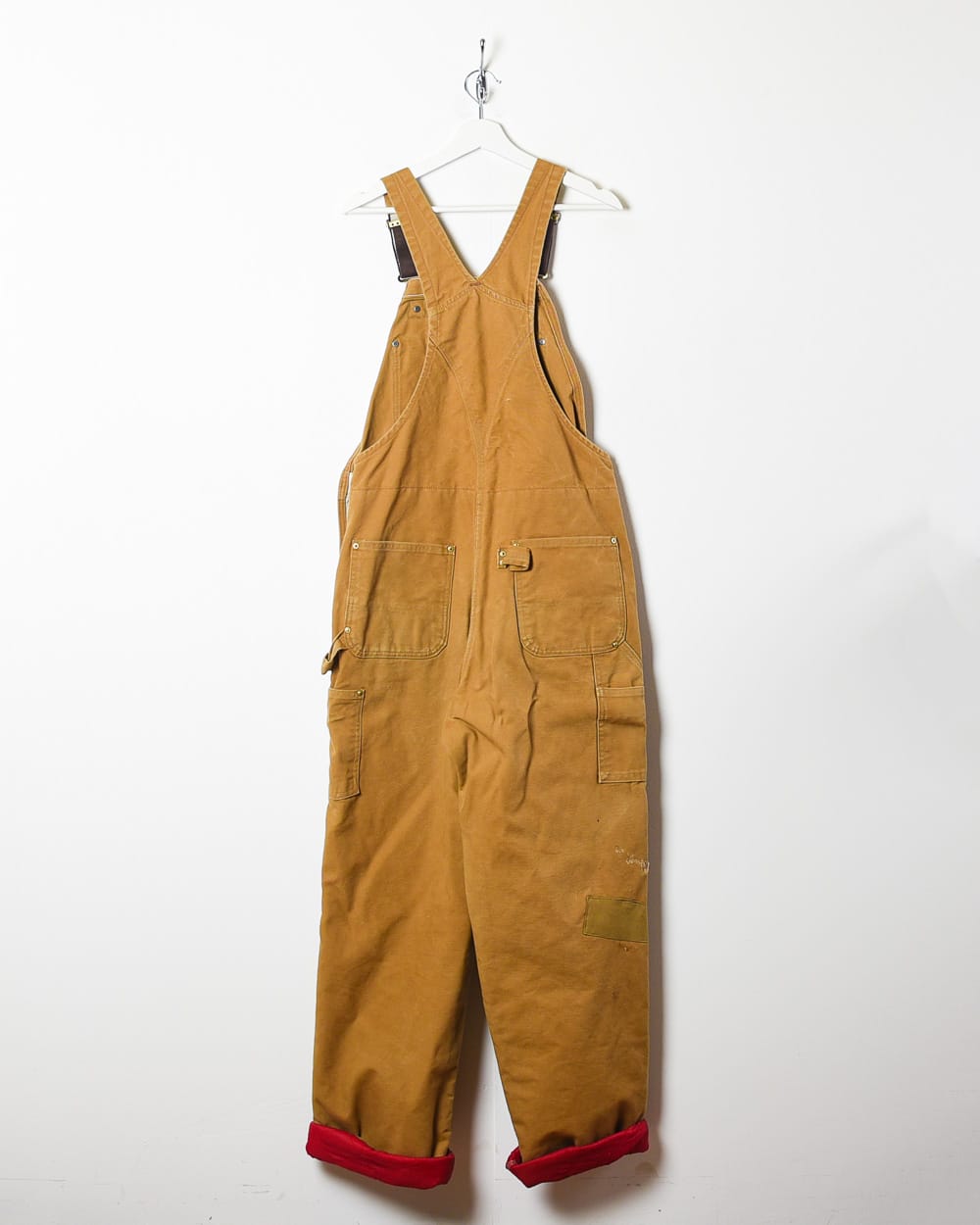 Neutral Carhartt Workwear Double Knee Padded Dungarees - W36 L33