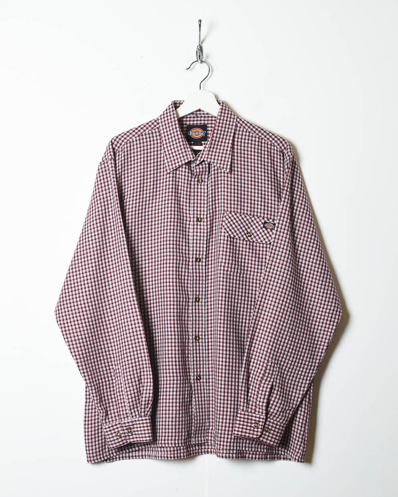 Red Dickies Checked Shirt - X-Large