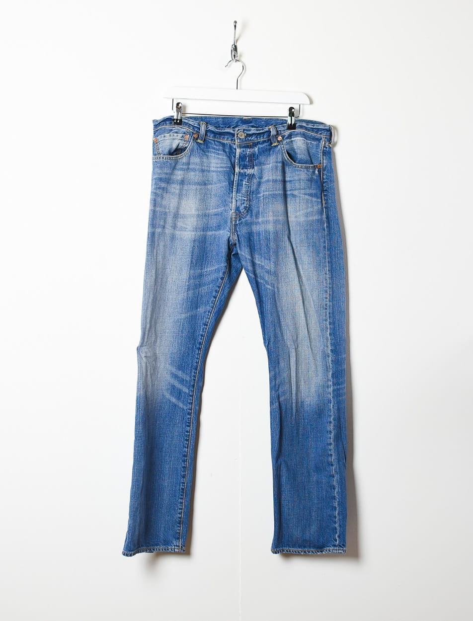 Blue Levi's 501 Jeans - W36 L32