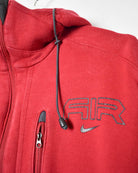 Red Nike Air Zip-Through Hoodie - Medium