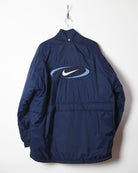 Navy Nike Quilted Jacket - X-Large