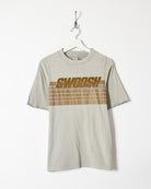 Neutral Nike Swoosh T-Shirt - Small