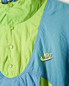 Green Nike The Roads Are Always Open Hooded 1/4 Zip Shell Jacket - Medium