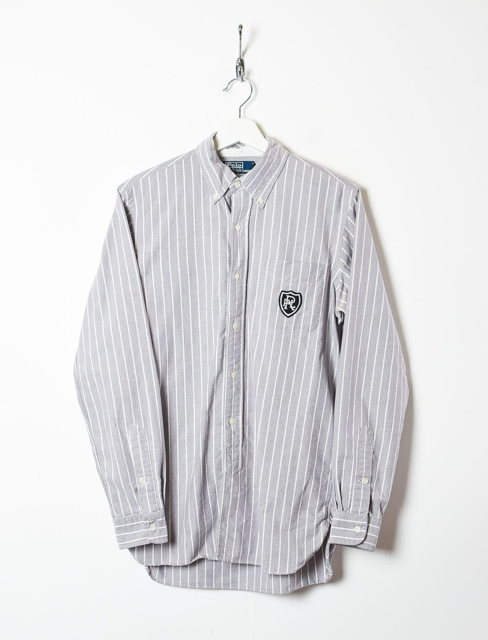 Stone Polo Ralph Lauren Striped Shirt - Small