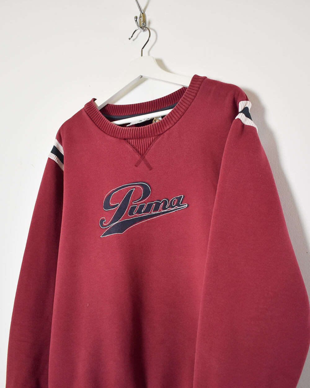 Maroon Puma Sweatshirt - X-Large