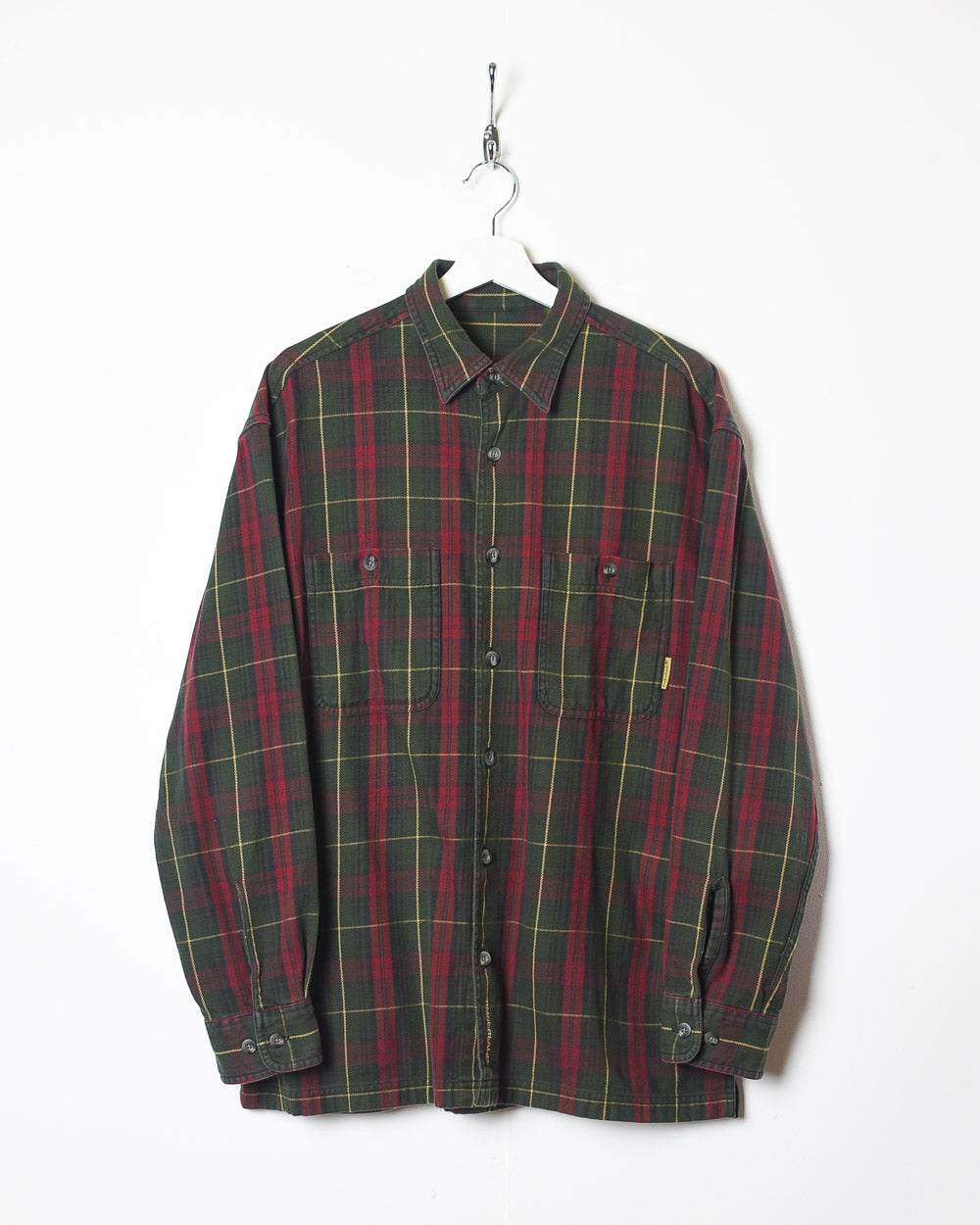 Green Timberland Flannel Shirt - Medium