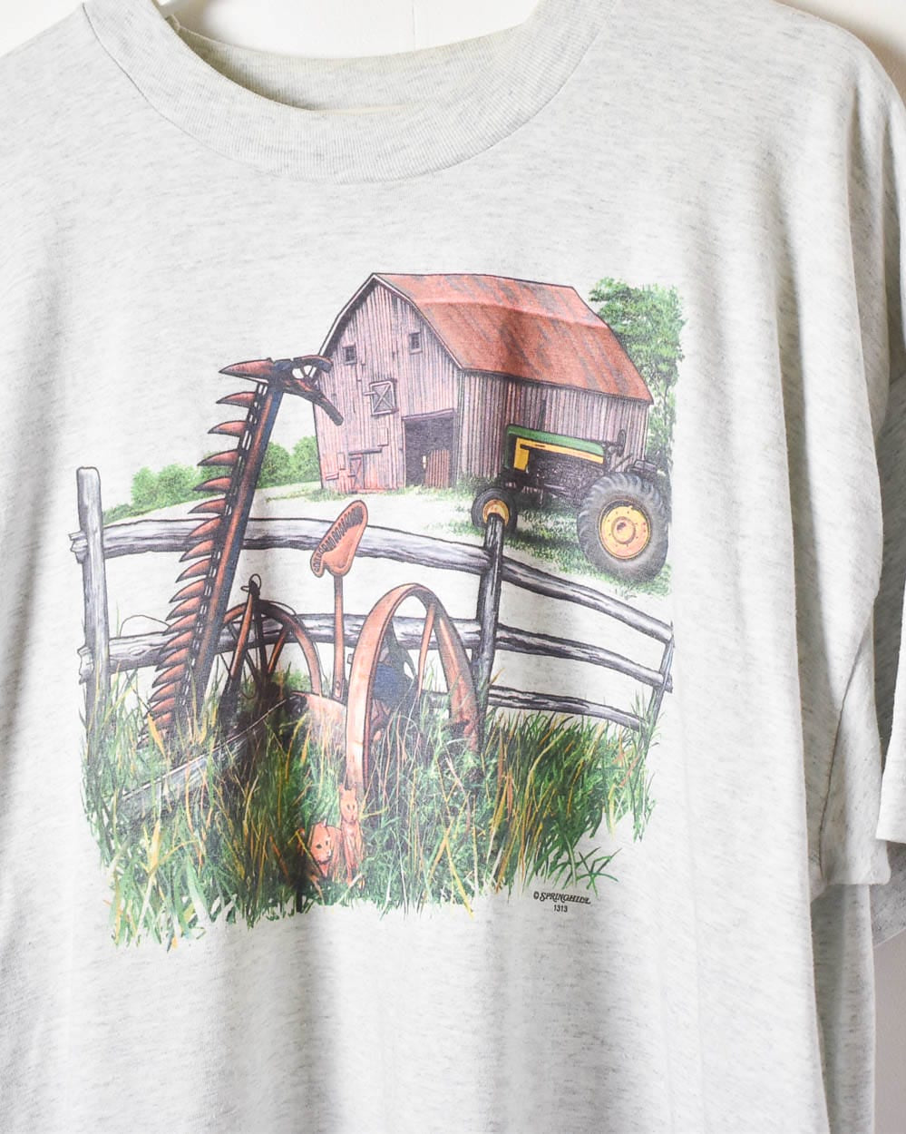 Stone Farming Equipment Single Stitch T-Shirt - XX-Large