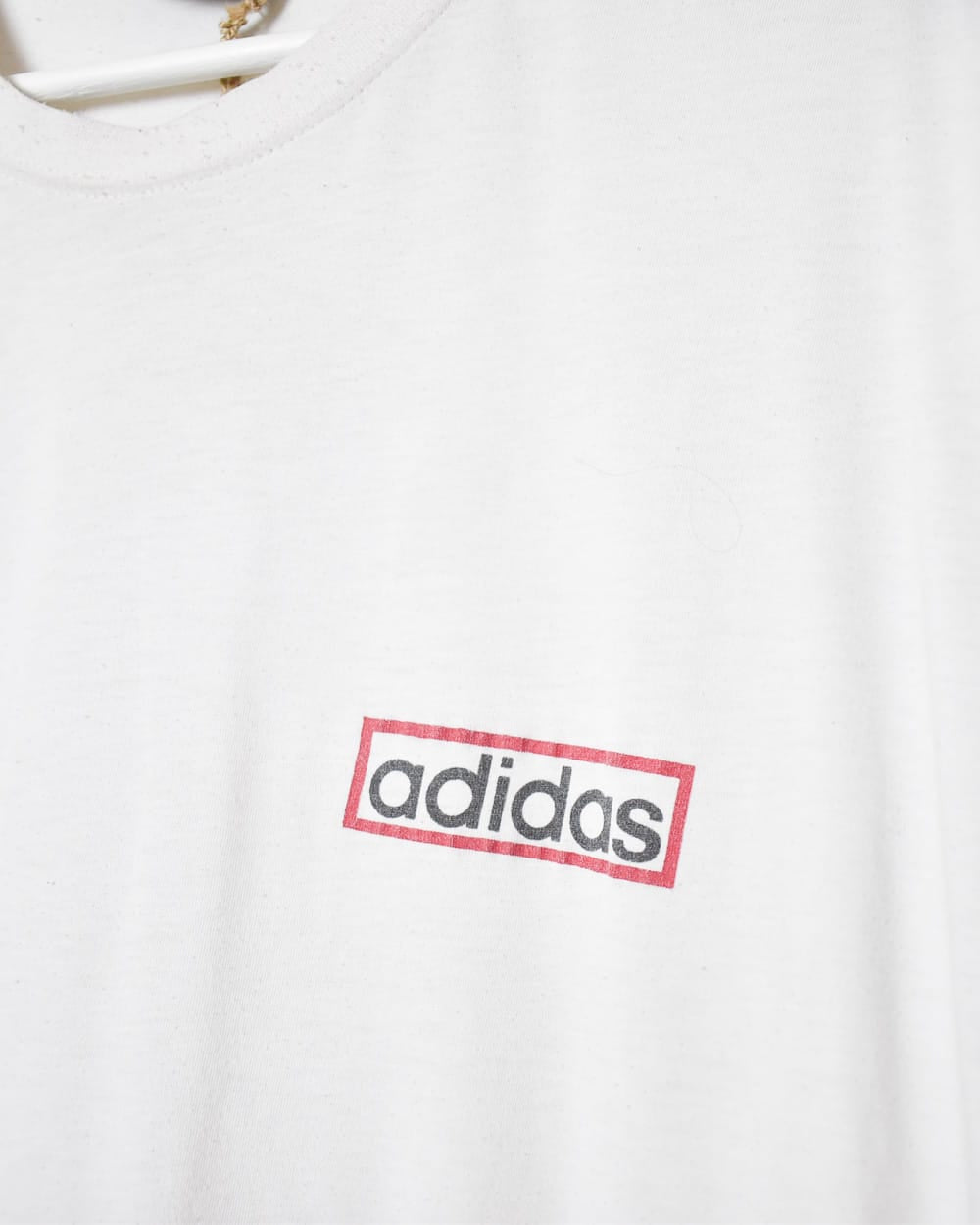 White Adidas T-Shirt - Large