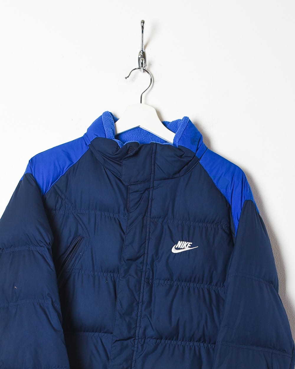 Navy Nike Down Puffer Jacket - X-Small