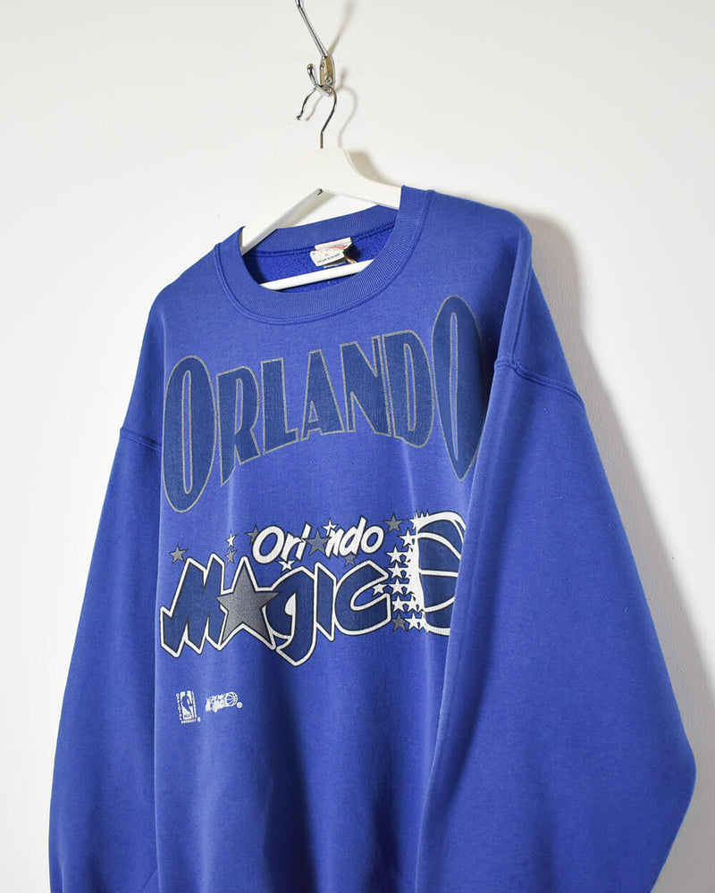 Vintage 90s Cotton Blue Nutmeg Orlando Magic Sweatshirt - Large– Domno  Vintage