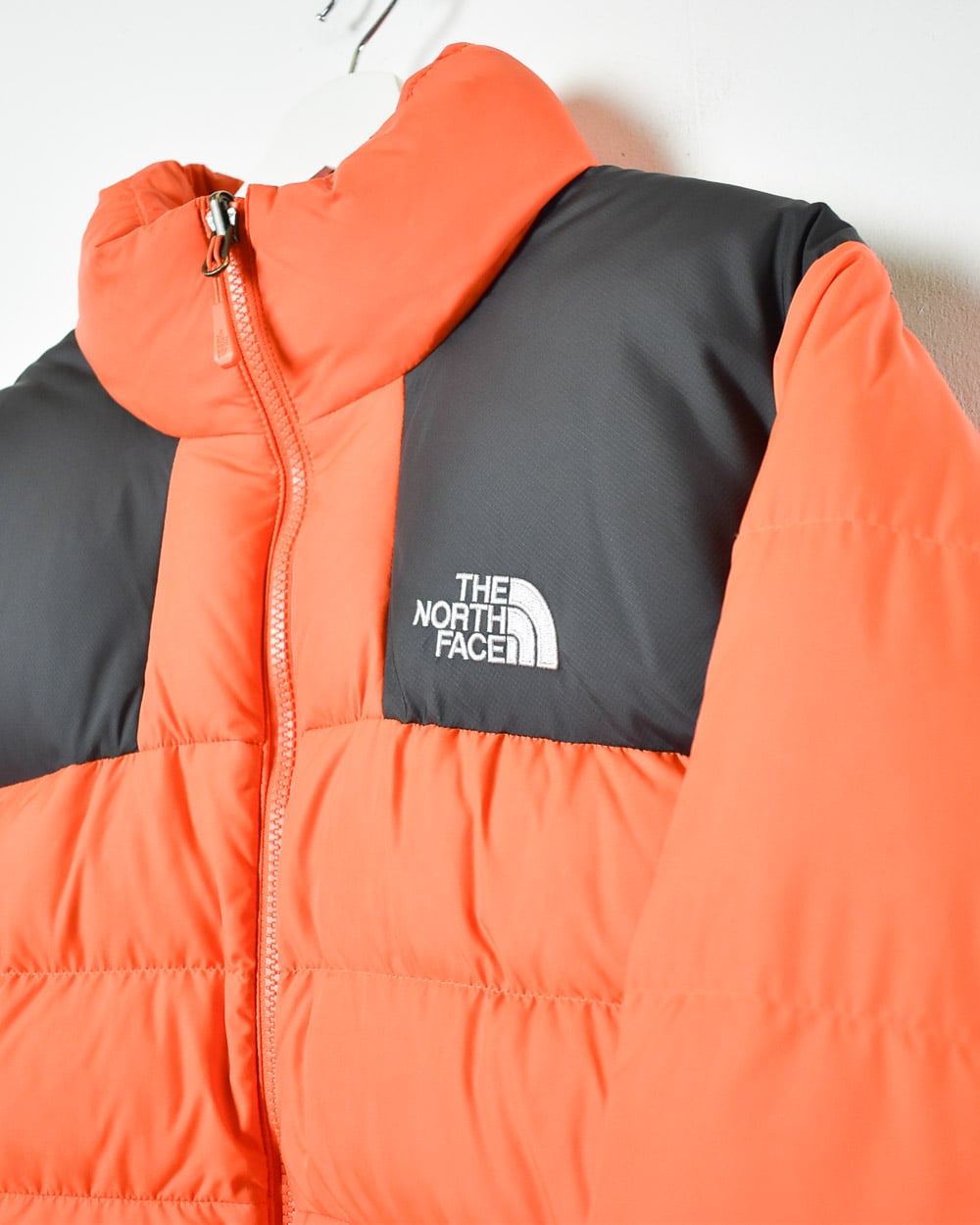 Orange The North Face 700 Down Puffer Jacket - Small