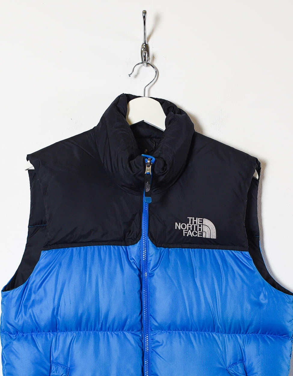 Blue The North Face Down Gilet - Small