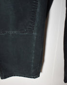 Black Carhartt Double Knee Carpenter Jeans - W36 L31
