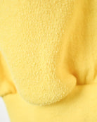 Yellow Champion Button Down Sweater Vest - Small