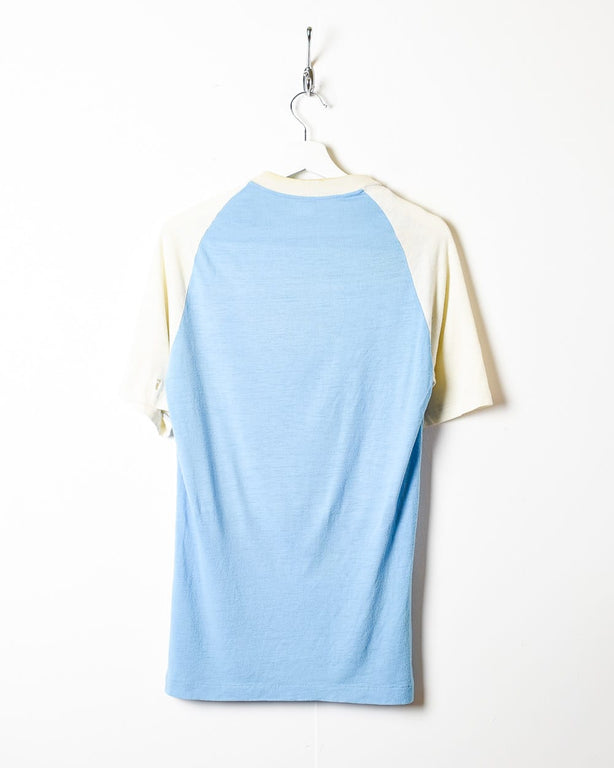 Blue Elvis The King Of Rock And Roll 70s Single Stitch T-Shirt - Medium