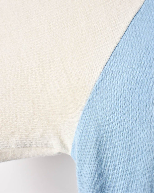 Blue Elvis The King Of Rock And Roll 70s Single Stitch T-Shirt - Medium